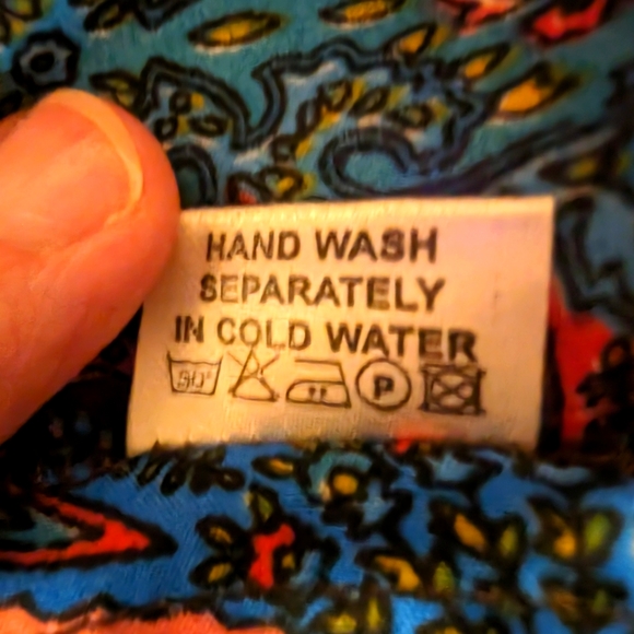 NWOT Handmade Indian Blue Paisley Long Sleeve Romper - Picture 10 of 10